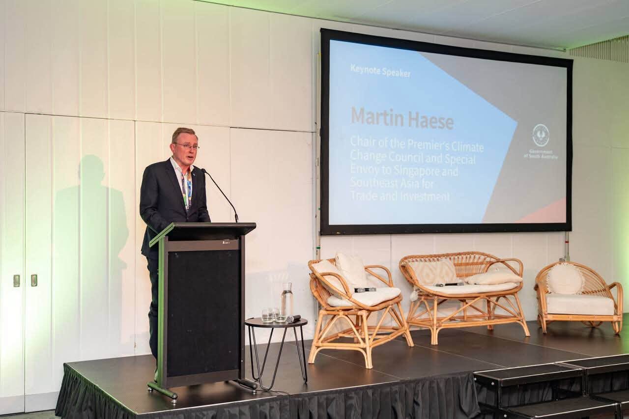 Martin Haese, Chair of the Premier's Climate Change Council, keynote address